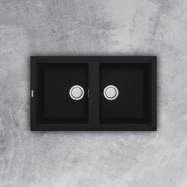 Bồn Rửa Chén Granite MALLOCA Nero - K-45040