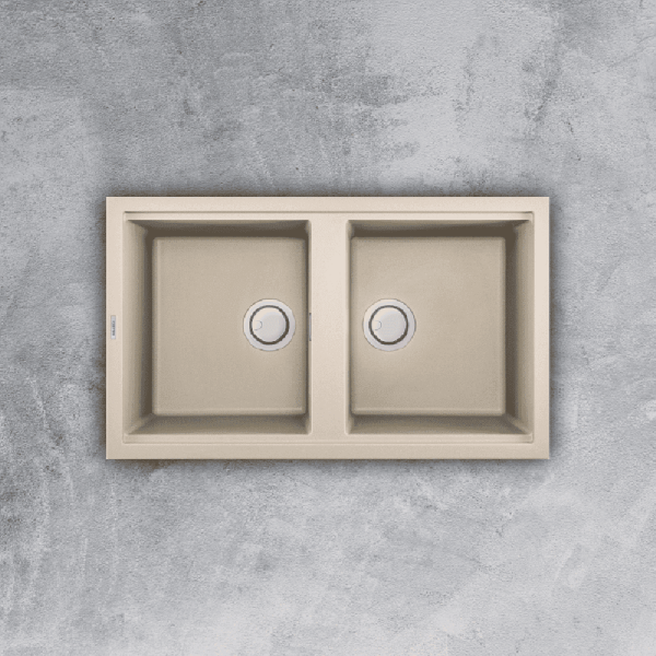 Bồn Rửa Chén Granite MALLOCA Bianco - K-45062