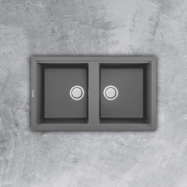 Bồn Rửa Chén Granite MALLOCA Titanium - K-45073