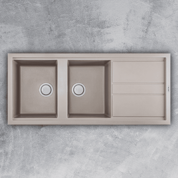 Bồn Rửa Chén Granite MALLOCA Tortora - K-50043